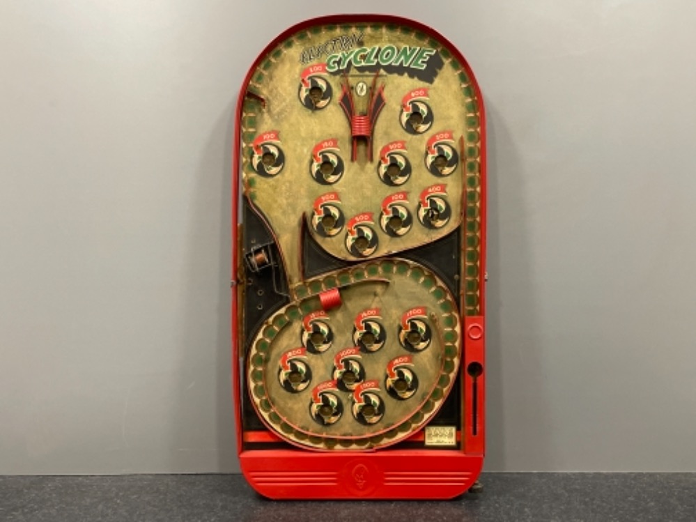 Electric Cyclone Bagatelle board game