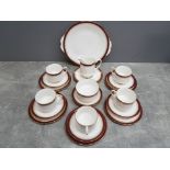 Paragon sandwich service in Holyrood pattern, 20 pieces in total