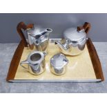 Vintage Newmaid tea and coffee set, 5 pieces made in England