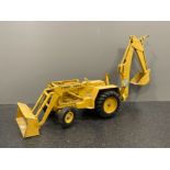 Large childs Ford 755a digger tracker toy