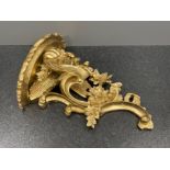 Large gold wall sconce
