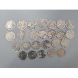 Bag of 25 collectable 50p coins includes Paddington full set, beatrix potter, tales of Gloucester,