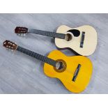 2 acoustic guitars, Herald and Burswood