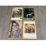 4 framed prints including Norman Cornish