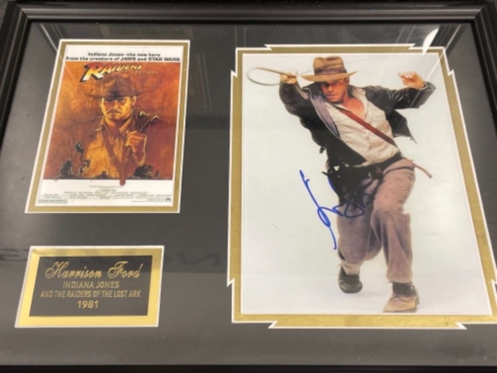 Indiana Jones signed autographs. Harrison Ford and Sean Connery - Bild 3 aus 4