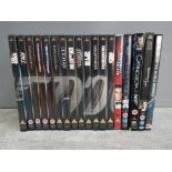 18 James Bond DVDs