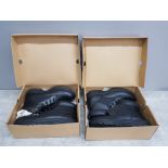 Two pairs of Opgear work boots sizes 8, boxed.