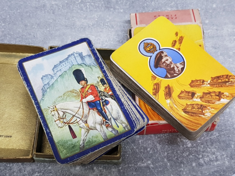 WW2 Monty desert campaign playing cards, Royal scot Greys card and WW2 rolls razor all in original - Bild 3 aus 3