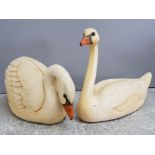 2 feathers friends mute swan ornaments from the feathers gallery