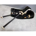 Vintage Smallpipes from the Northumbrian pipers society