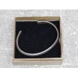 Silver Torq bangle, 25.2g