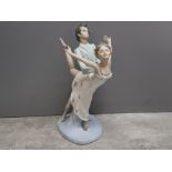 Large Nao by Lladro figure 400 Dancing on a cloud