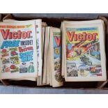 Large collection of 1970s Victor comics