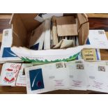 Box containing a large Quantity of vintage First Day covers 60/70s