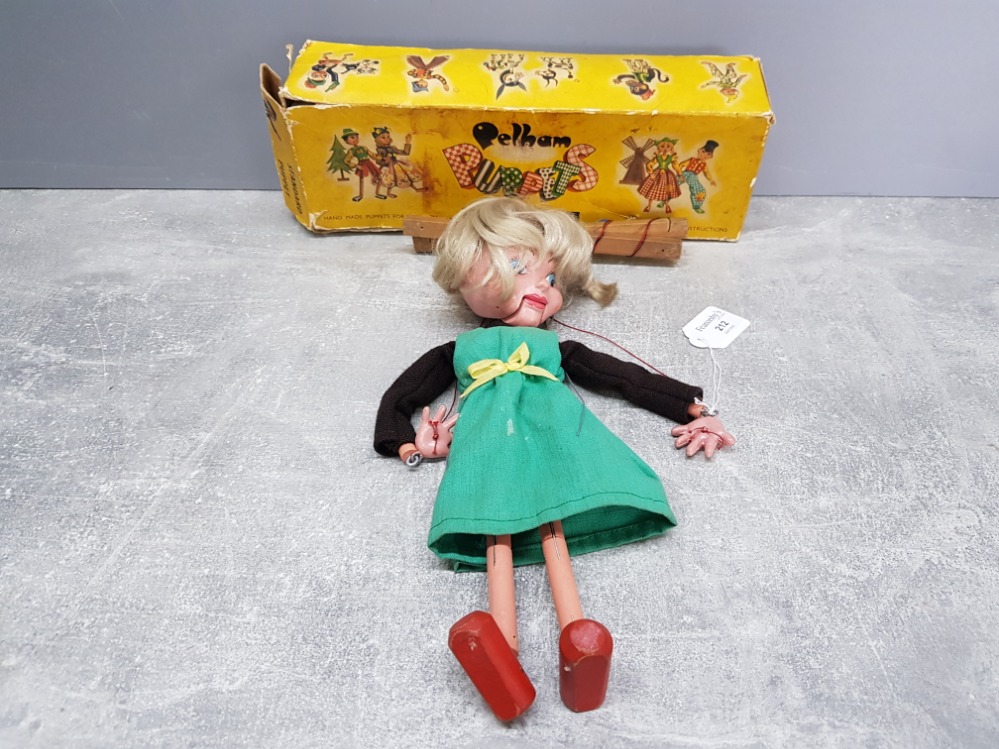 An SM girl pelham puppet in original box.