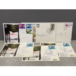 6 1st day covers Anniversaries Royal Air Forces Escaping Society