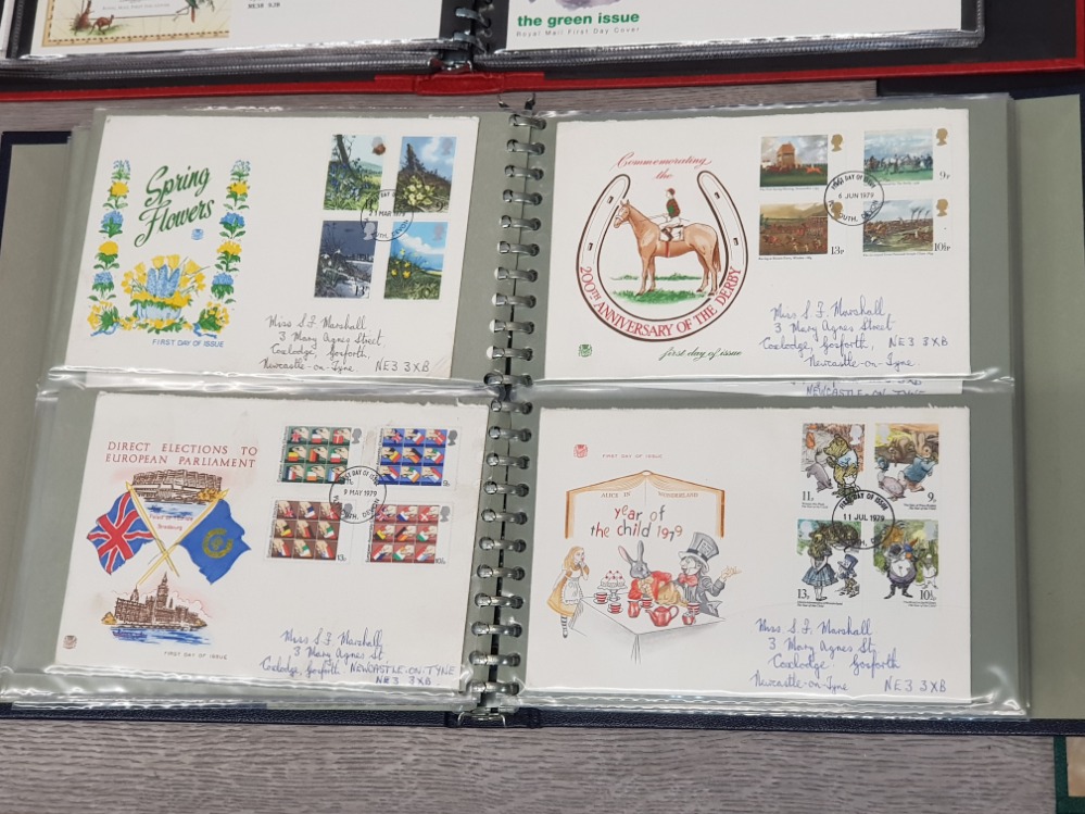 4 albums full of vintage first day covers, Guernsey, Novelty etc - Image 2 of 2