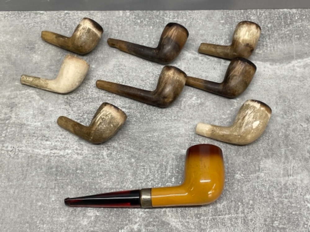 9 various smoking Pipes