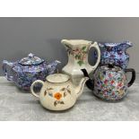 Ringtons ware including teapot and jugs