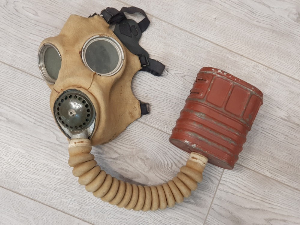 British WW2 gas mask