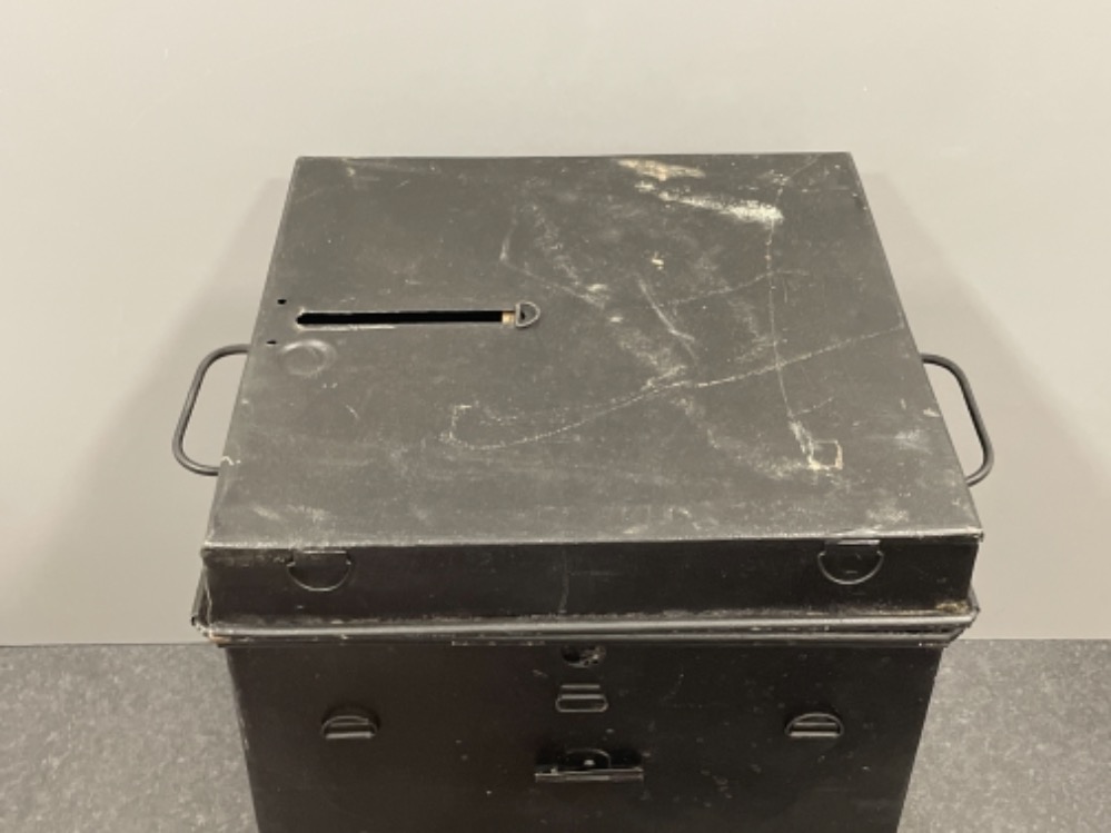 1928 black ballot box - Image 2 of 3