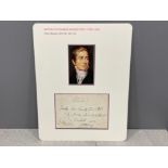 Autograph - Robert Peel (1788-1850) Prime Minister. Signature on envelope front