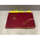 Autographs - 1950s autograph book with over 40 autographs including Laurel and Hardy, Jack Warner,