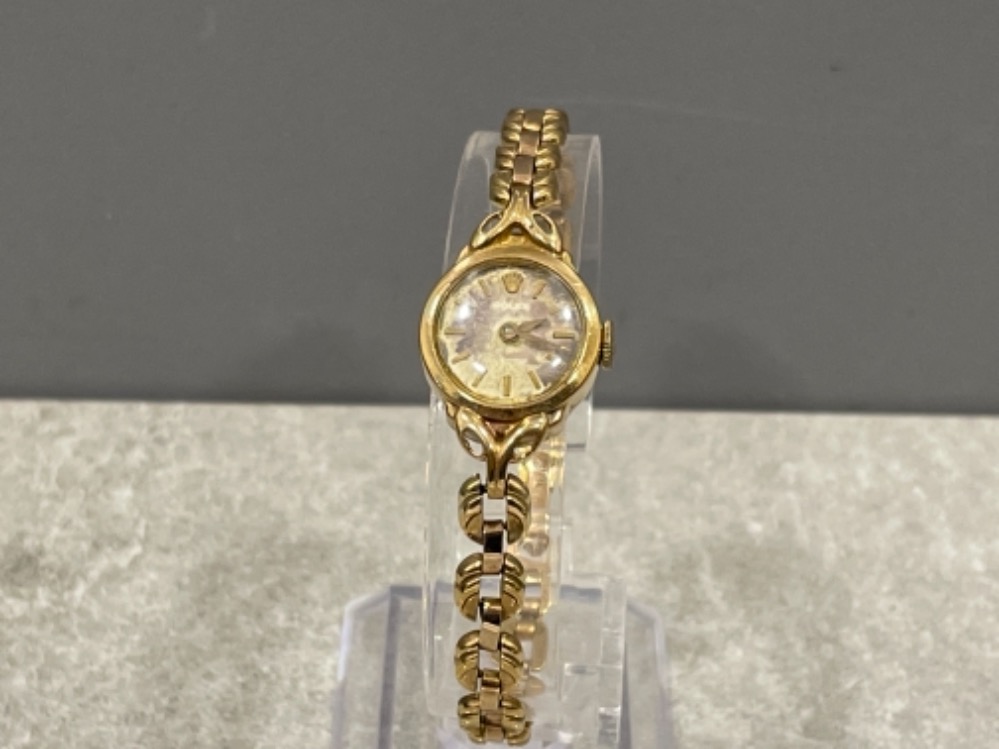 Rolex Vintage ladies 9ct gold Rolex cocktail watch (Sas) 17.6g