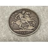 Coin - Victoria 1889 Crown