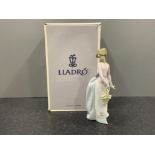 Lladro 7622 “Basket of Love” in good condition and original box