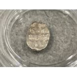 Coins Russian silver 1 Kopek coin from reign of Peter I 1682-1725