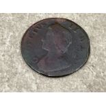 Coins George II Farthing coin dated 1737