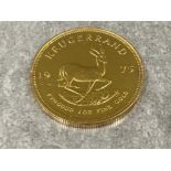 1oz gold 1975 Krugerrand coin