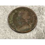 Coins Charles II Farting coin dated 1672