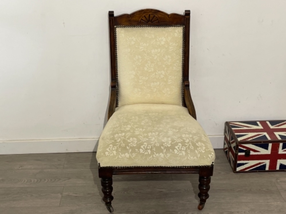 Victorian Ladies low arm chair (nice example)