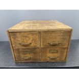 1920s Oak industrial filing cabinet in nice condition. 51cm x 33cm x51cms