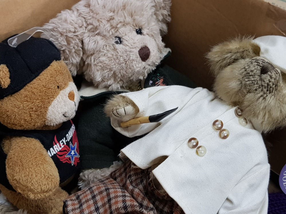 Box of 9 Teddies includes Walkers and Settler bears - Image 2 of 2