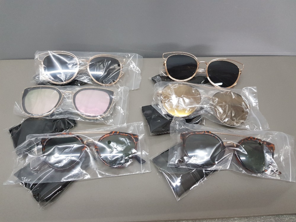 6× boxed pairs of suertree sunglasses + 2 pairs of iPhone earphones - Image 2 of 3