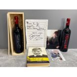 Message in a bottle from sting, Motor Neurone disease association signed donations includes Signed