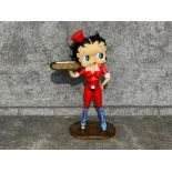 Large Betty Boop Waiteress statue with tray in hand. 96cms