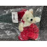 Steiff Bear 111525 “Cosy Christmas” in perfect unopened condition
