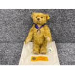 Steiff Bear 660740 “The Golden Jubilee Bear” in good condition with tags attached and bag