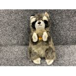 Steiff Bear 071201 “Racoon” in good condition with tags attached