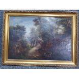 An oil painting by William Henry Vernon (1820-1909) "Perry-Barr" signed and inscribed verso, 34 x