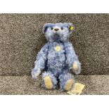 Steiff Bear 005077 “Blue classic” in good condition with tags attached