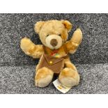 Steiff Bear 013935 “Goldy” cosy friends in good condition with tags attached