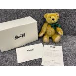 Steiff Bear 662461 Limited edition 100 years in excellent condition, original box and certificate