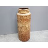 West Germany fat lava vase 289-47, 41cm high