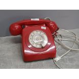 Vintage red telephone 746f