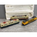 3 HO Lima Locomotives including 1605 DB models